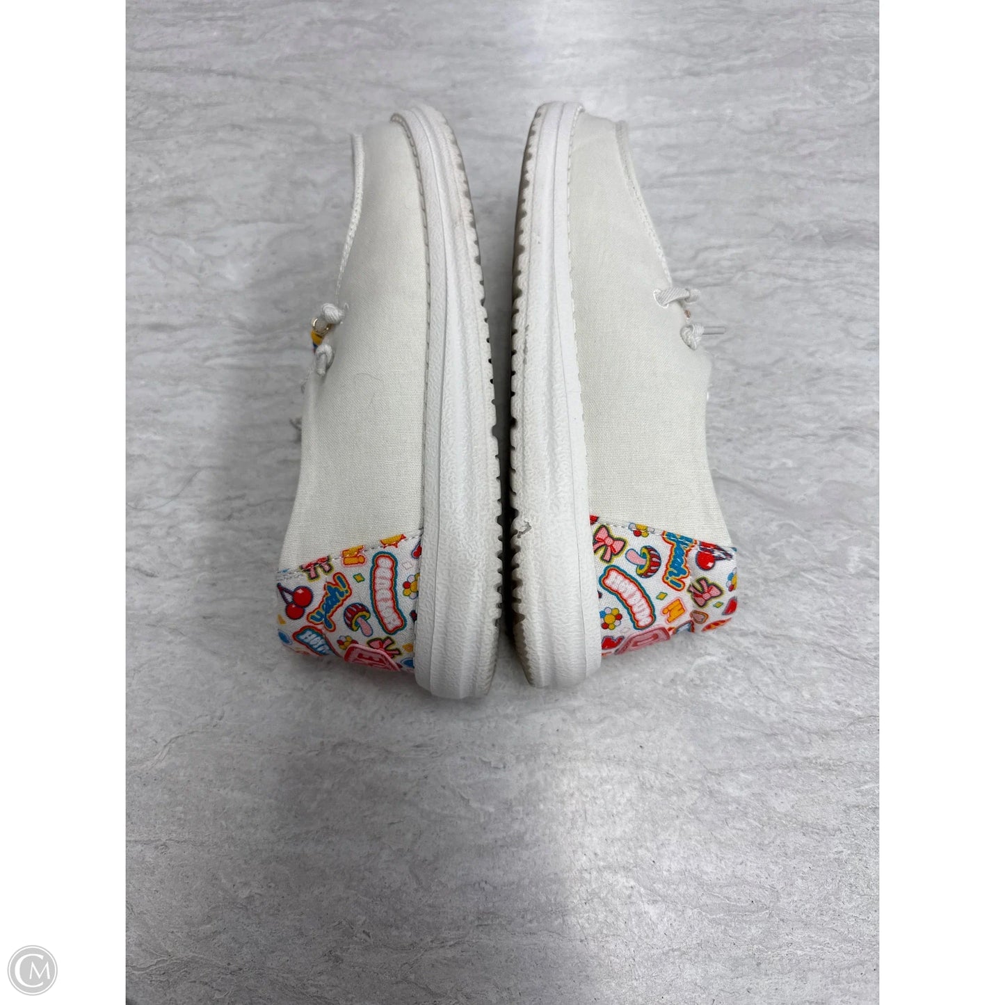 Shoes Flats By Hey Dude In White, Size: 7