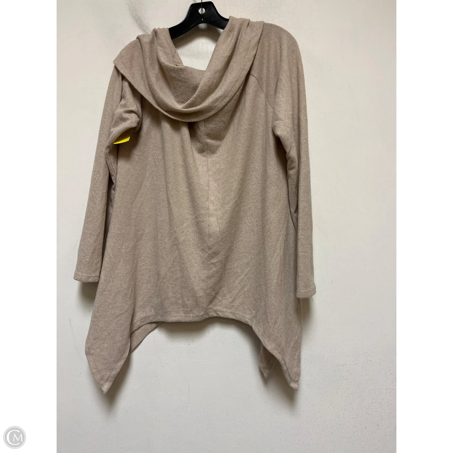 Top Long Sleeve By Cato In Tan, Size: Xl