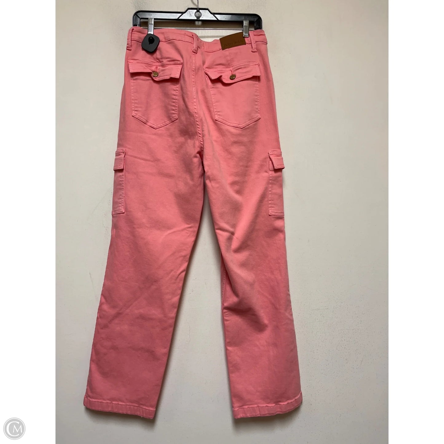 Jeans Straight By Judy Blue In Pink Denim, Size: 14