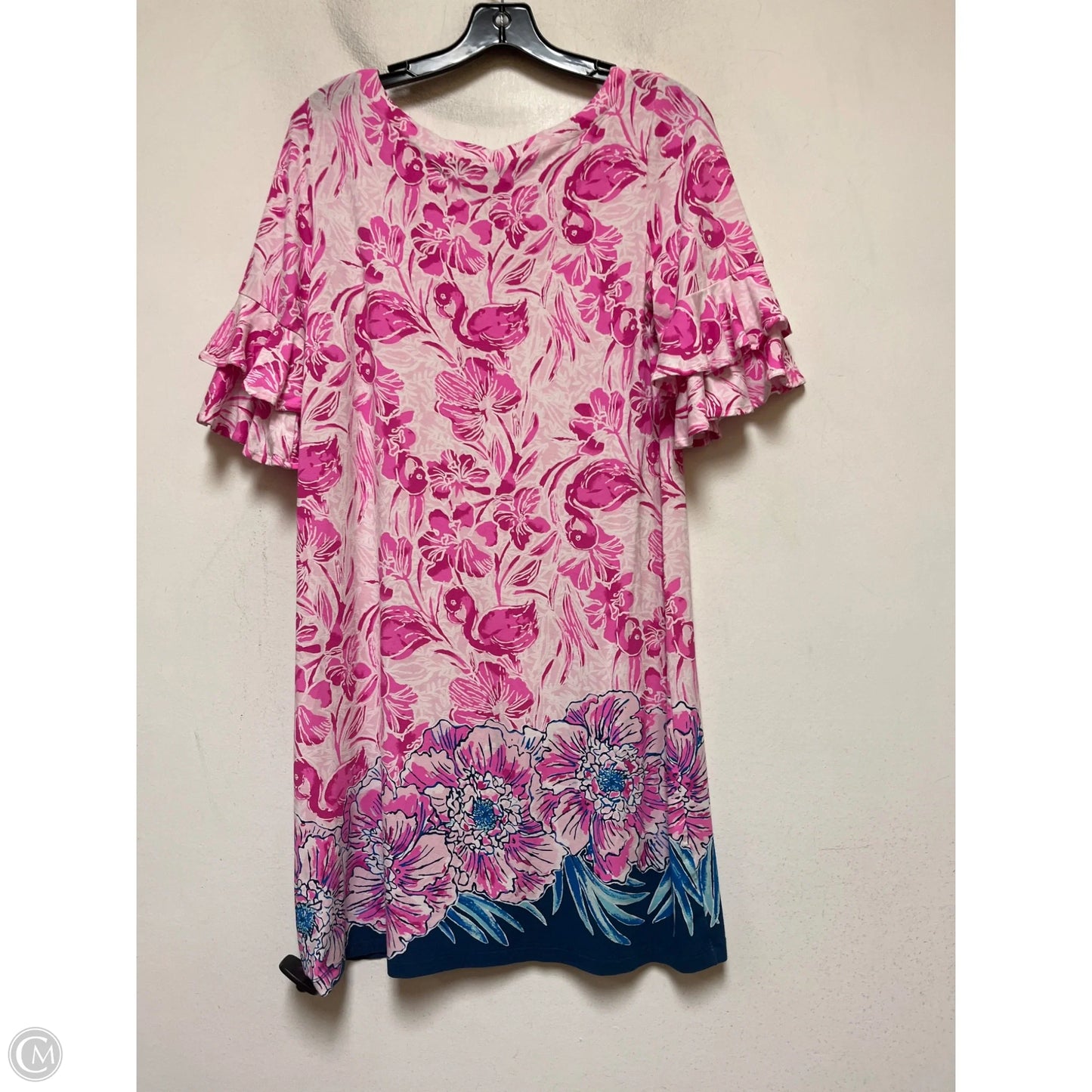 Dress Designer By Lilly Pulitzer In Blue & Pink, Size: M