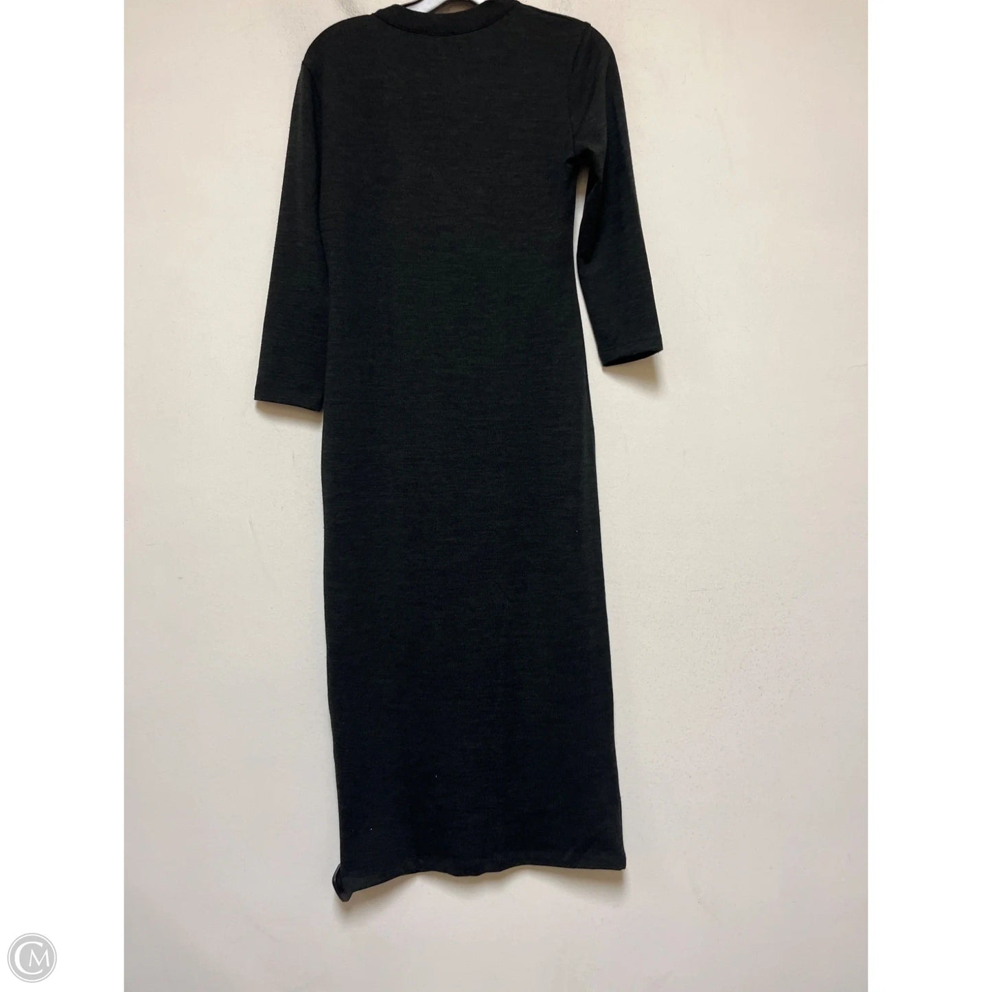 Dress Casual Midi By Zara In Black, Size: M