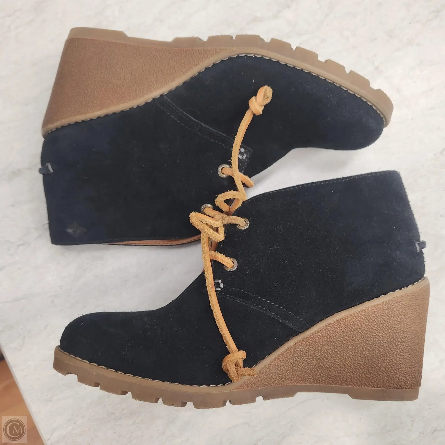 Boots Ankle Heels By Sperry In Black, Size: 6