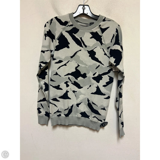Athletic Top Long Sleeve Crewneck By Sweaty Betty In Camouflage Print, Size: S