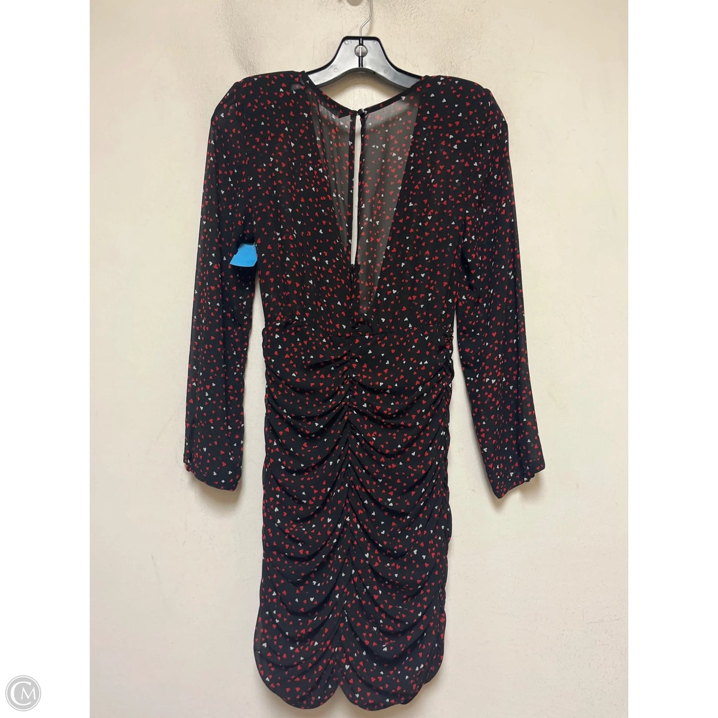 Dress Casual Short By Zara In Black & Red, Size: Xs