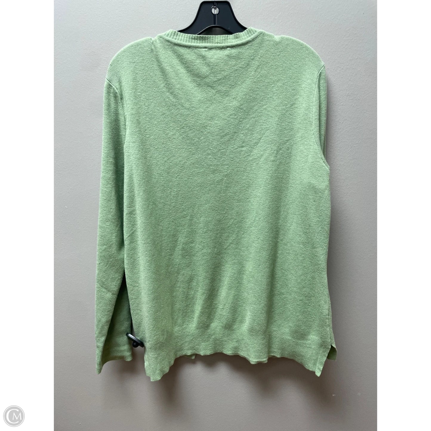 Sweater Cardigan By Crown And Ivy In Green, Size: L