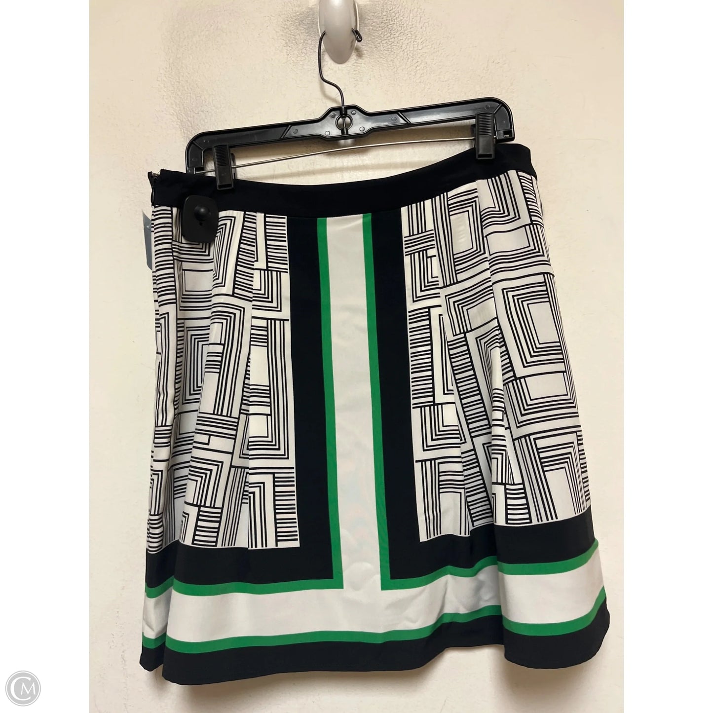 Skirt Designer By Karl Lagerfeld In Black & White, Size: 8