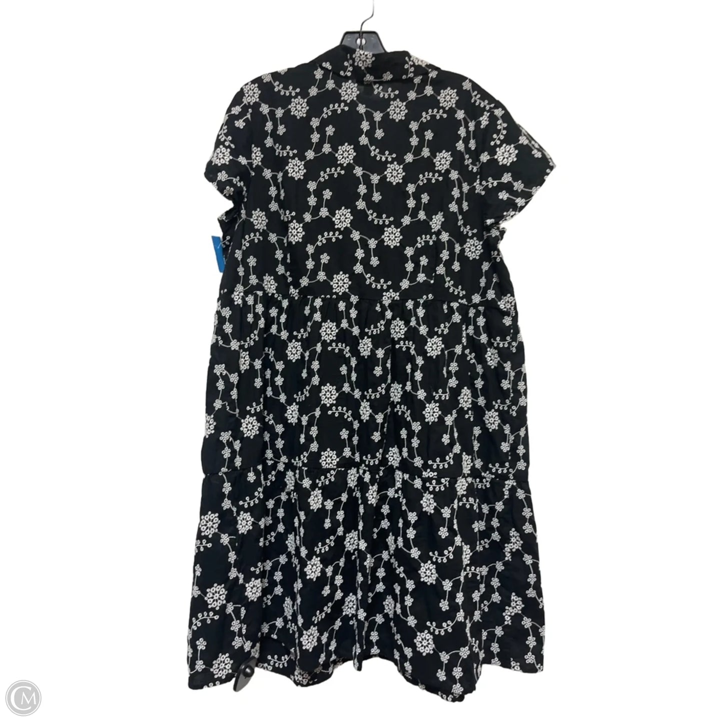 Dress Casual Short By J. Jill In Black & White, Size: Xlp