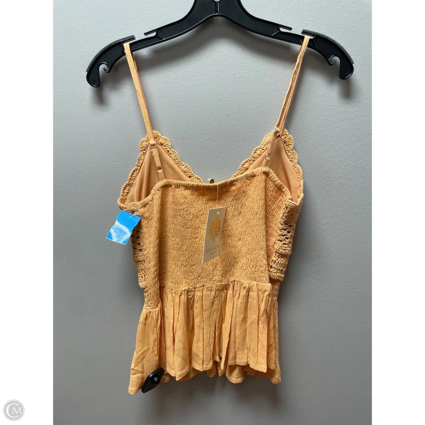 Top Sleeveless By Rebellion In Orange, Size: S