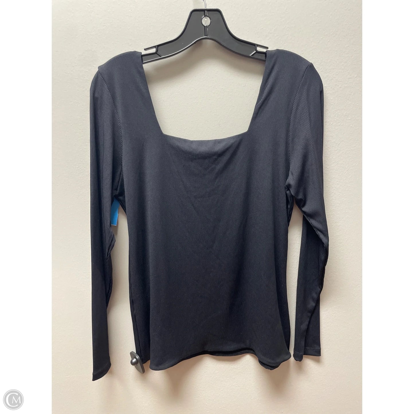Top Long Sleeve By And Now This In Black, Size: 1x