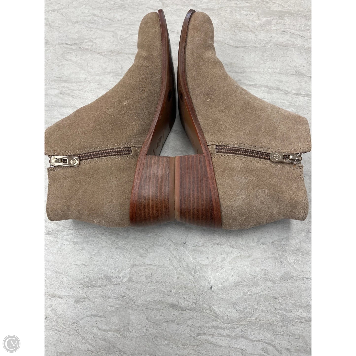 Boots Ankle Flats By Antonio Melani In Tan, Size: 6.5