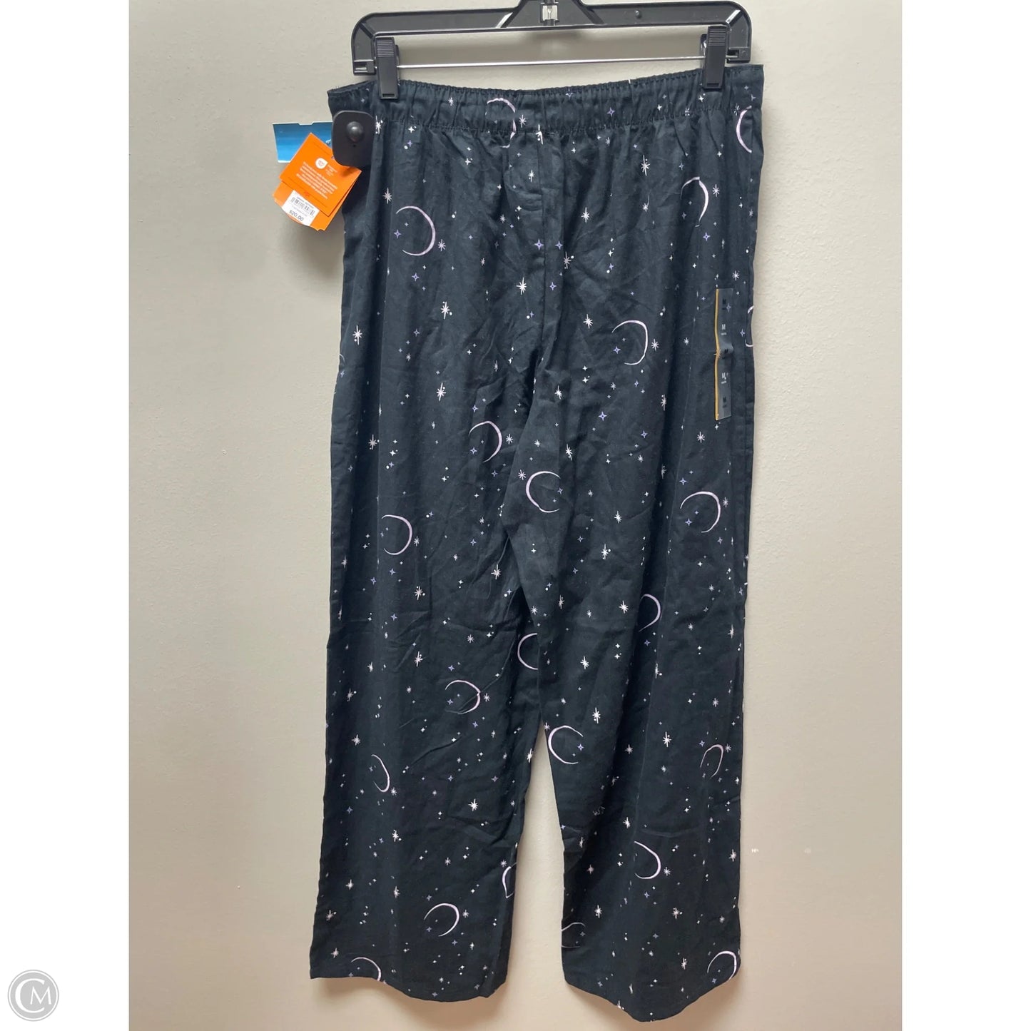 Pajama Pants By Clothes Mentor In Black & Purple, Size: M