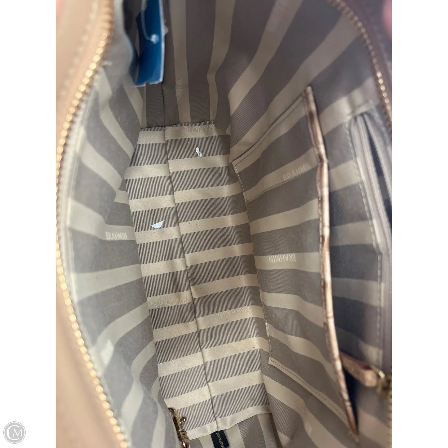 Handbag Designer By Brahmin, Size: Medium