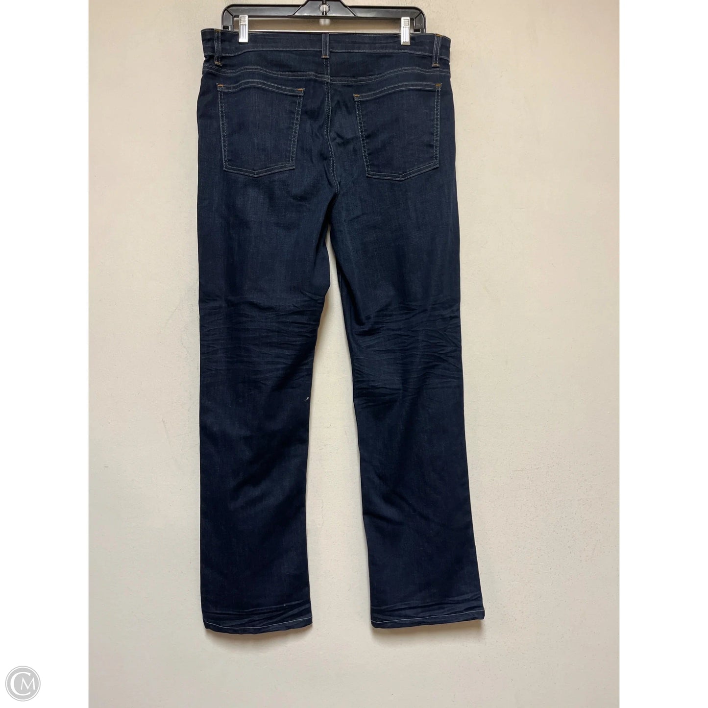 Jeans Straight By Eileen Fisher In Blue Denim, Size: 12