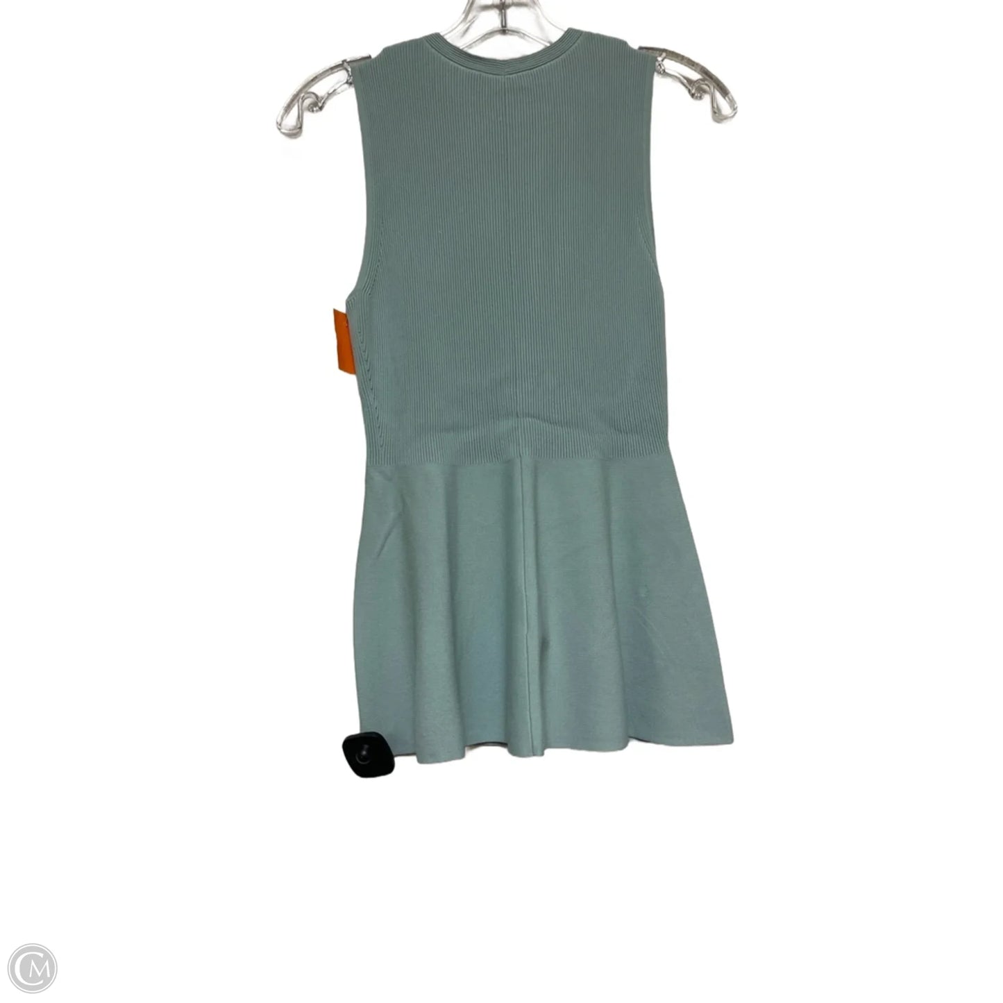 Top Sleeveless By Theory In Green, Size: S