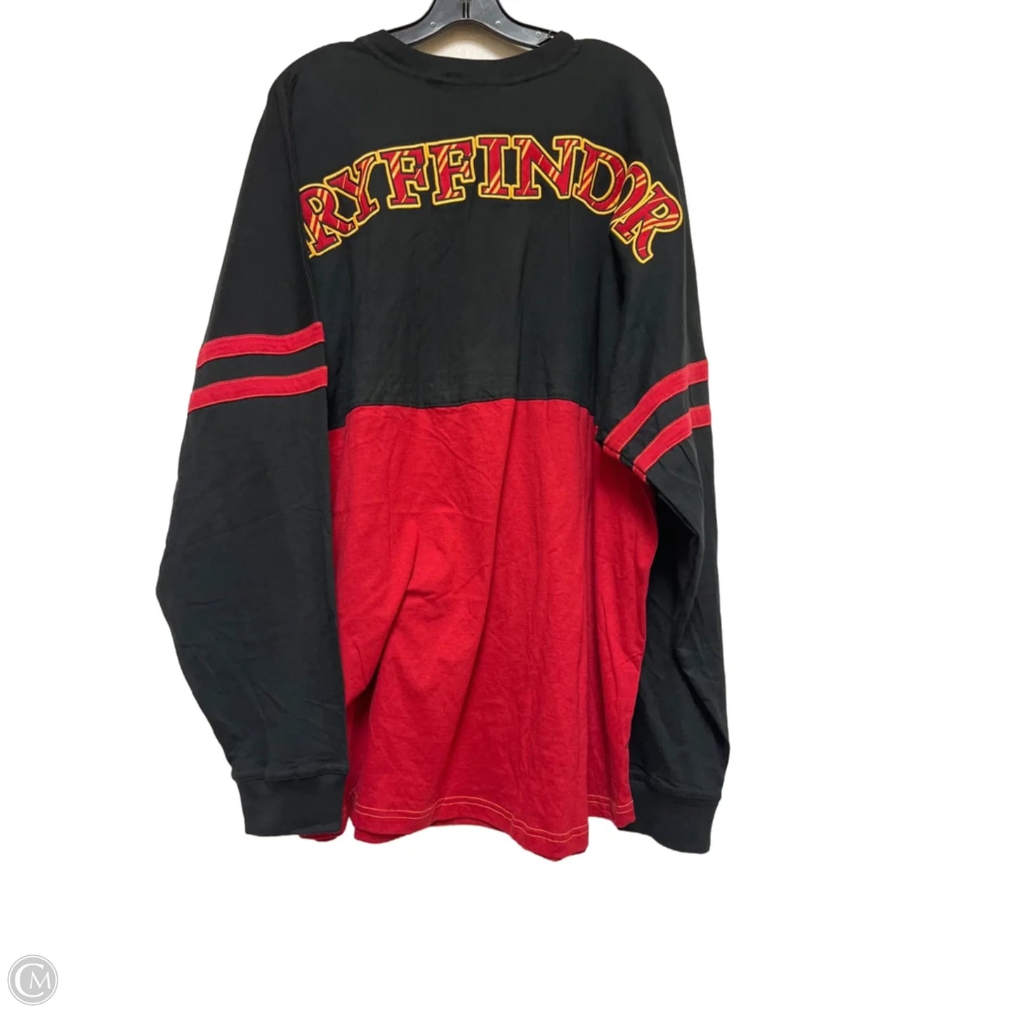 Top Long Sleeve By Clothes Mentor In Black & Red, Size: 3x