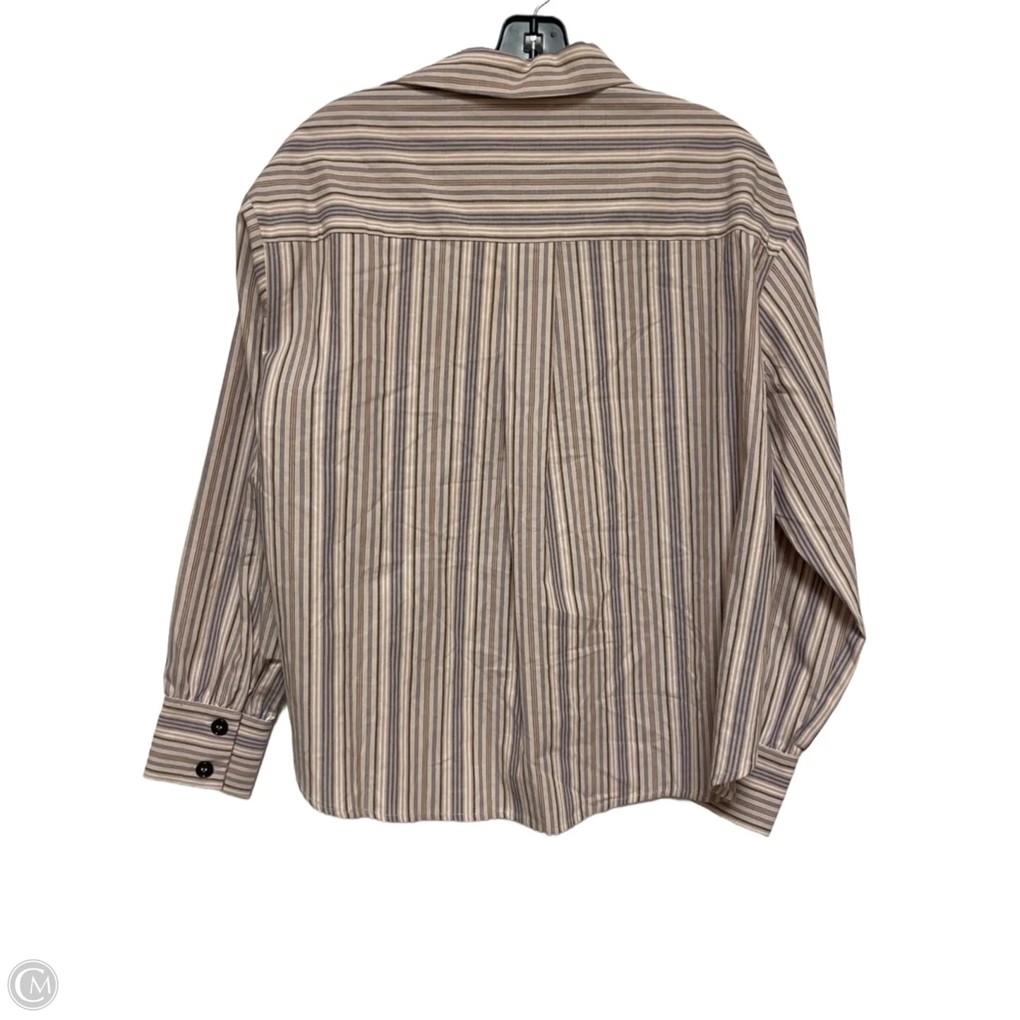Top Long Sleeve By Clothes Mentor In Striped Pattern, Size: S
