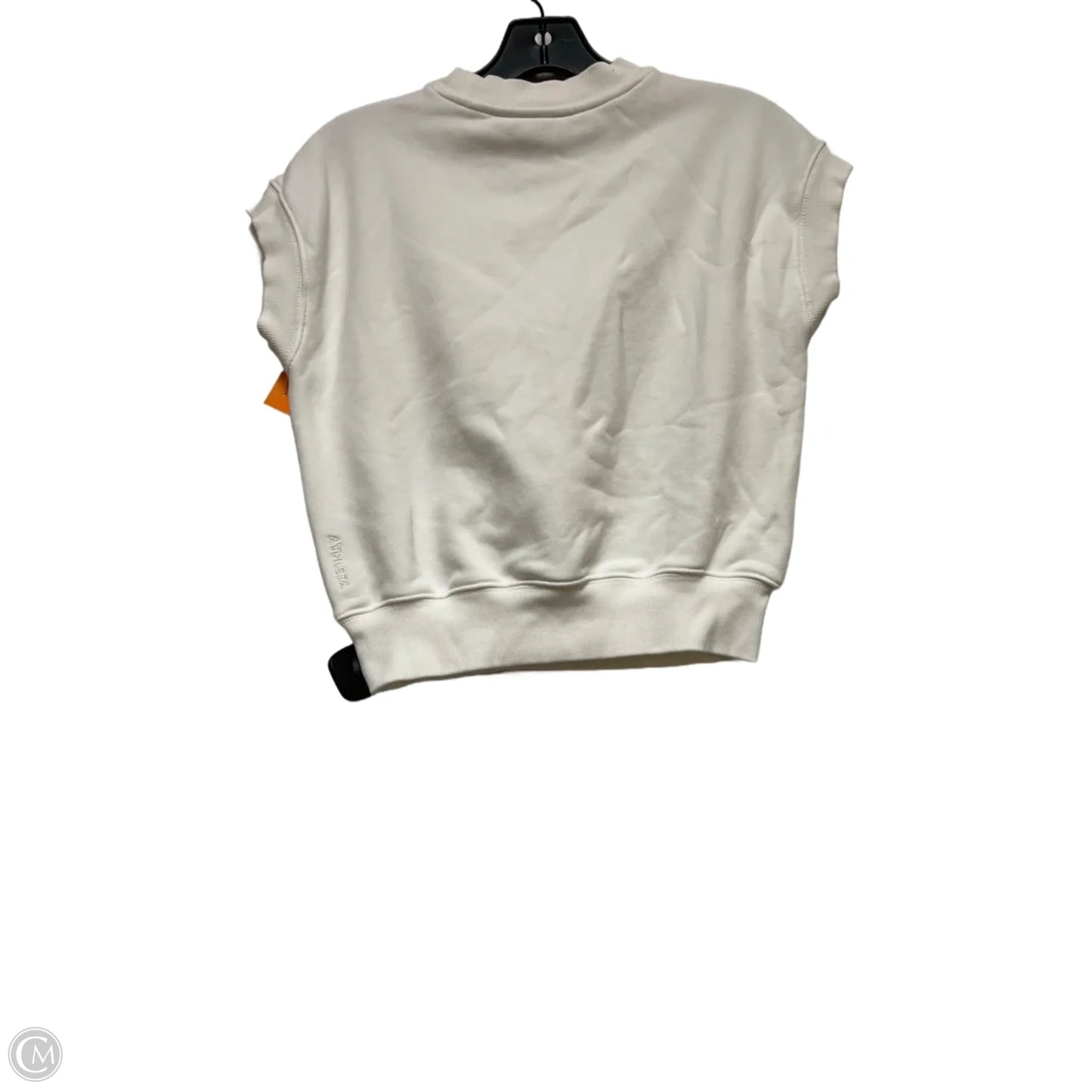 Athletic Top Short Sleeve By Athleta In White, Size: Xxs