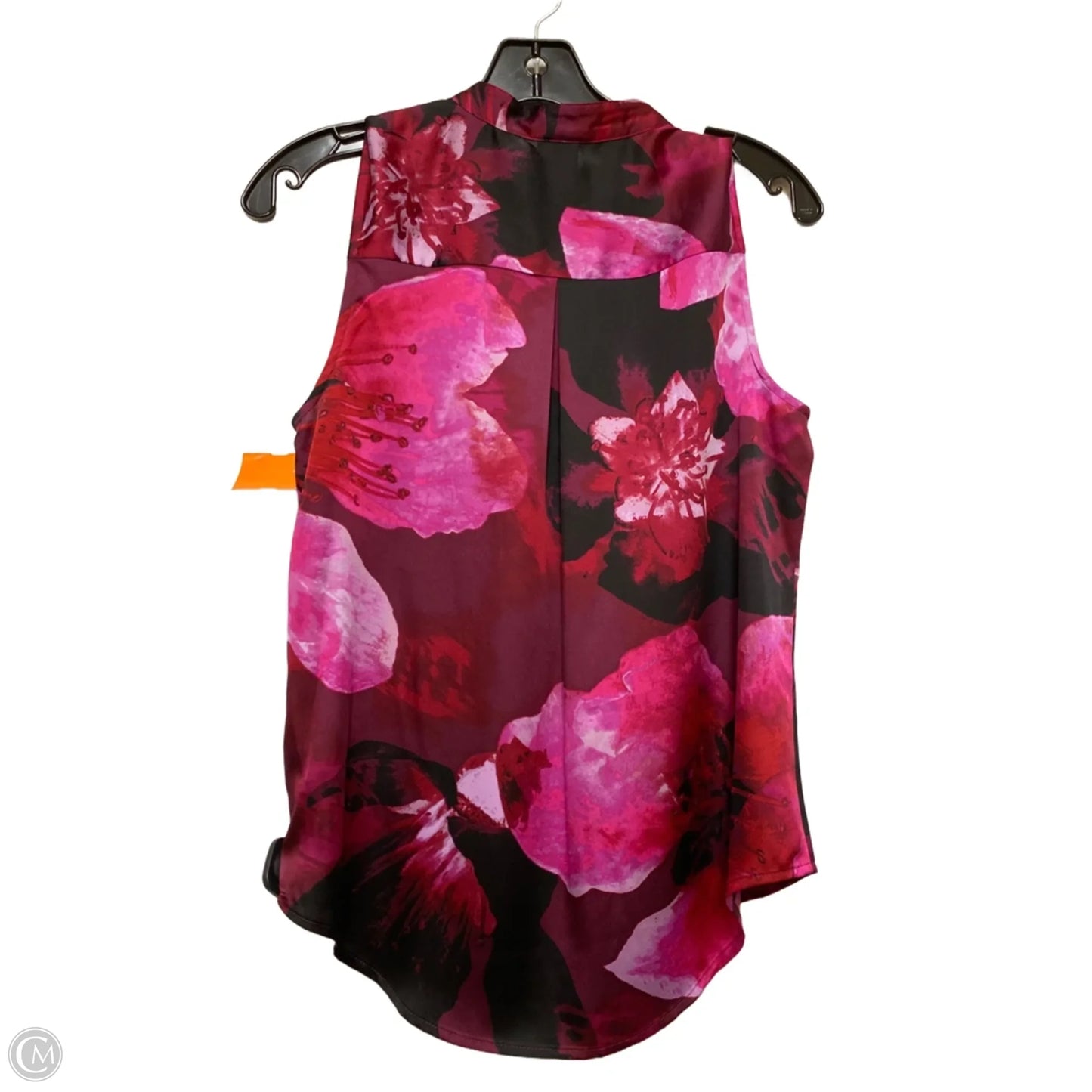 Top Sleeveless By Worthington In Floral Print, Size: S