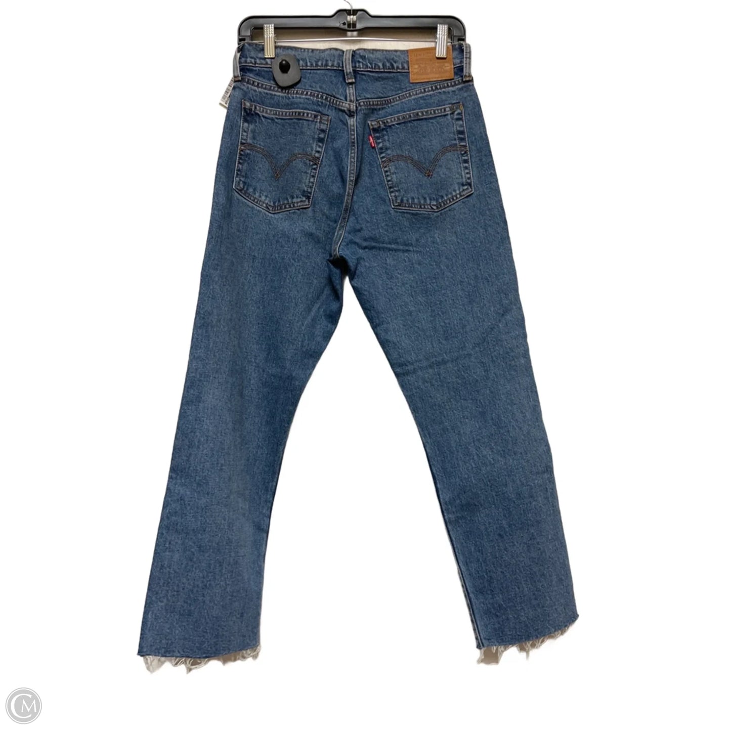 Jeans Straight By Levis In Blue Denim, Size: 6