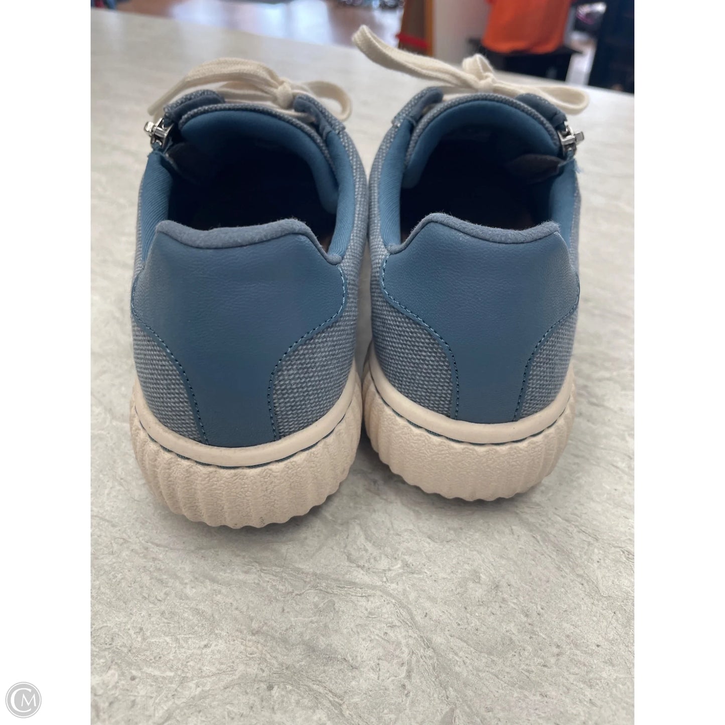 Shoes Flats By Clarks In Blue, Size: 6.5