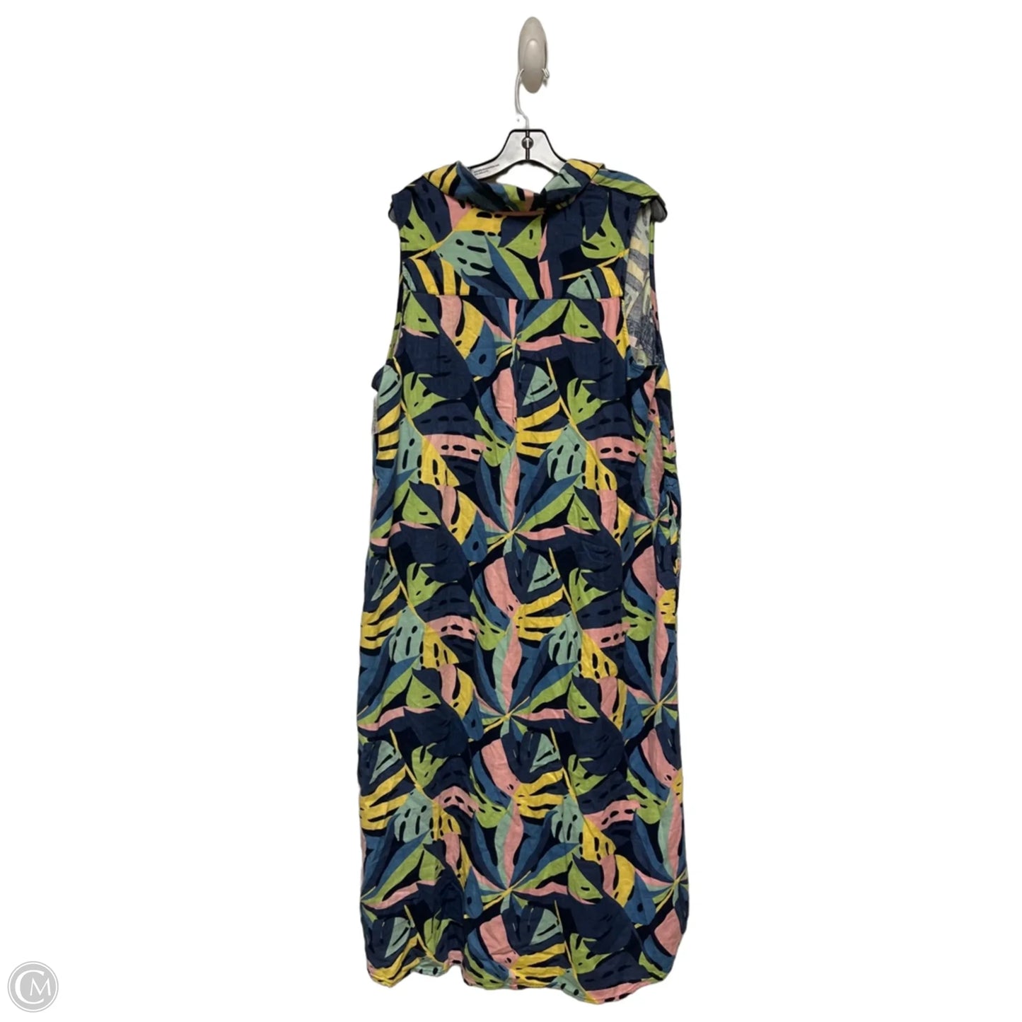 Dress Casual Maxi By Clothes Mentor In Tropical Print, Size: 1x
