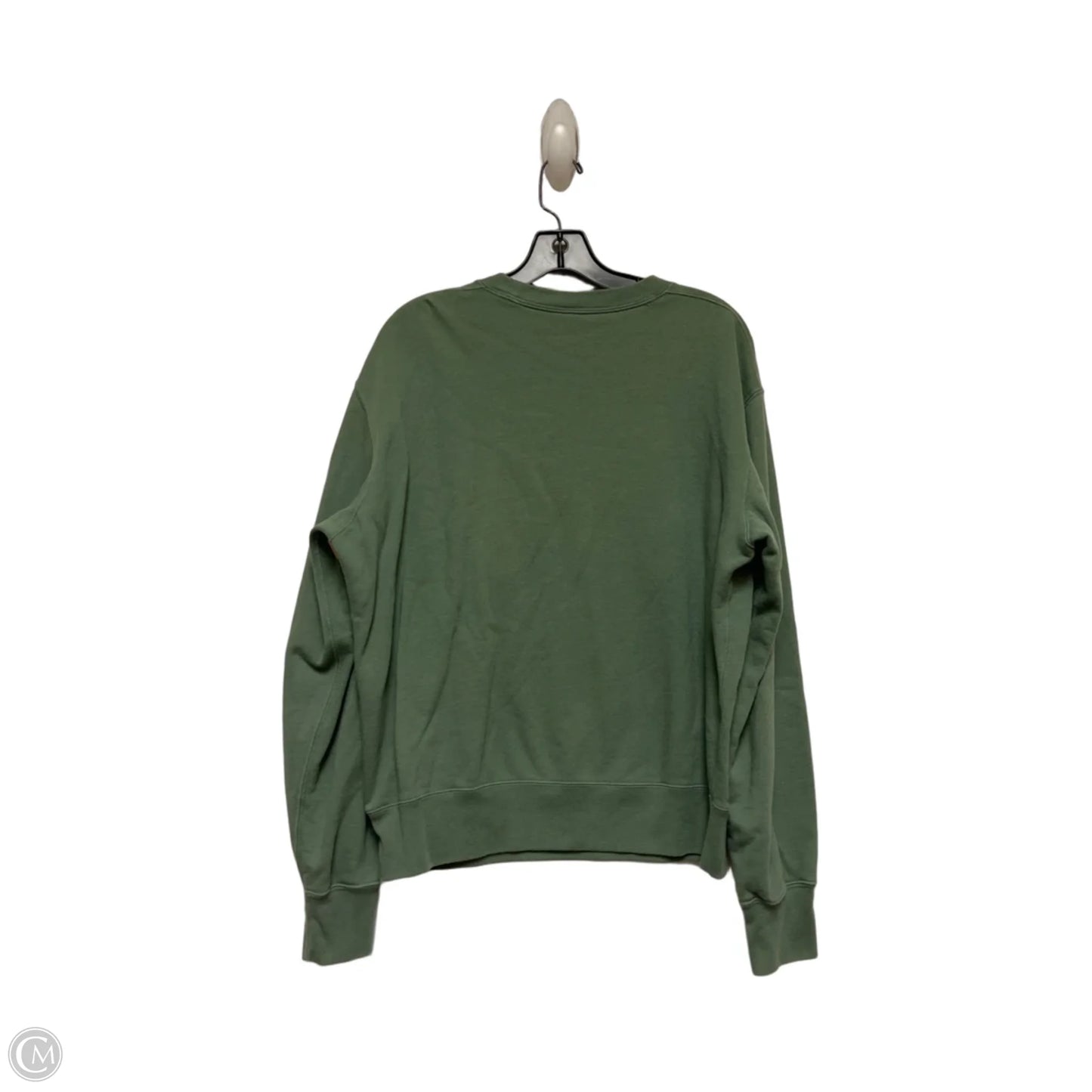 Sweatshirt Crewneck By Uniqlo In Green, Size: M