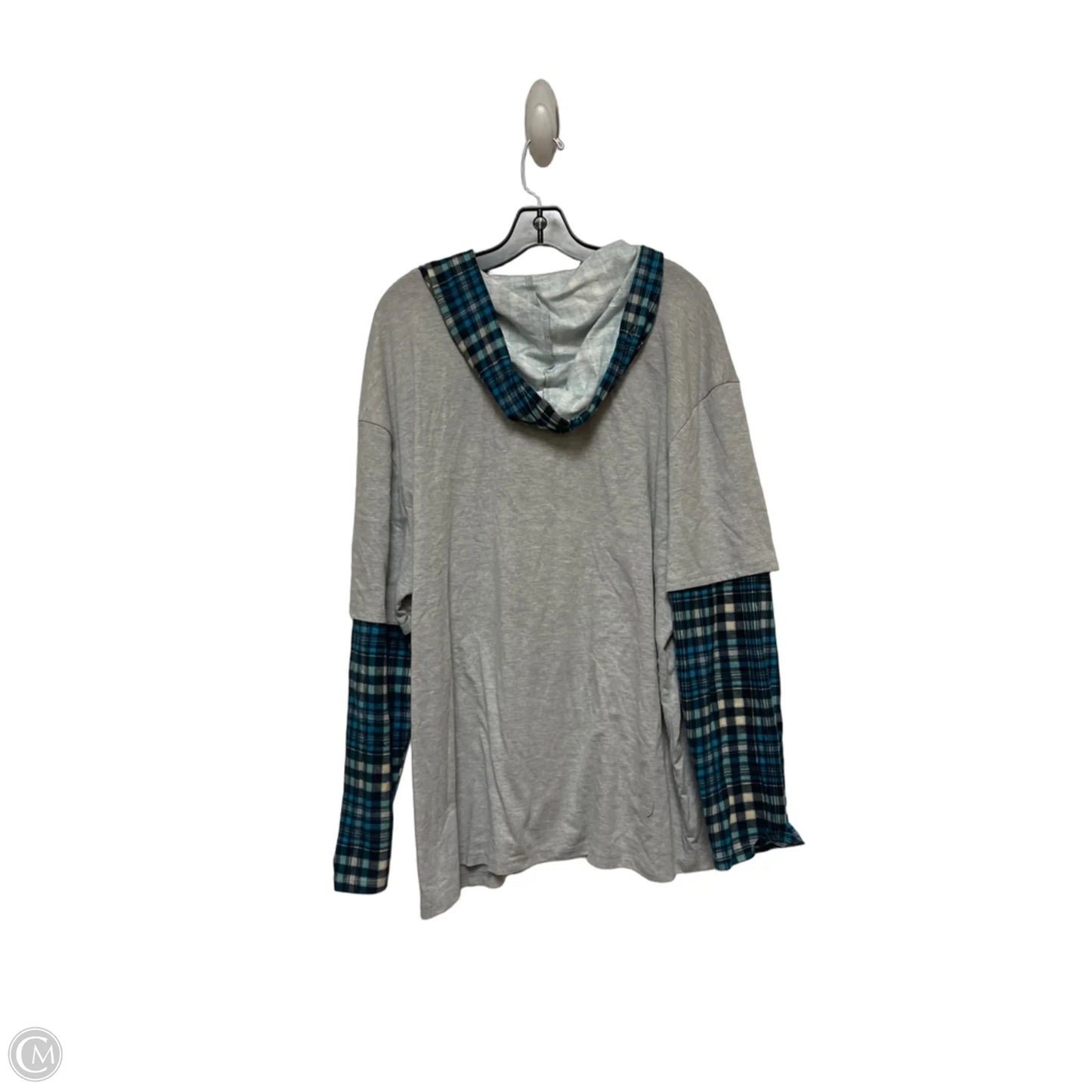 Top Long Sleeve By Disney Store In Plaid Pattern, Size: Xl
