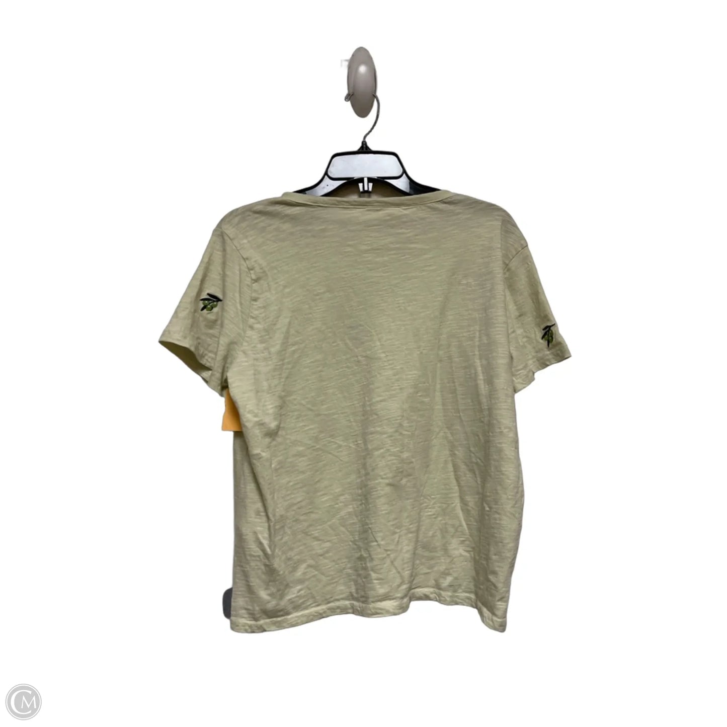 Top Short Sleeve Basic By Lucky Brand In Green, Size: L