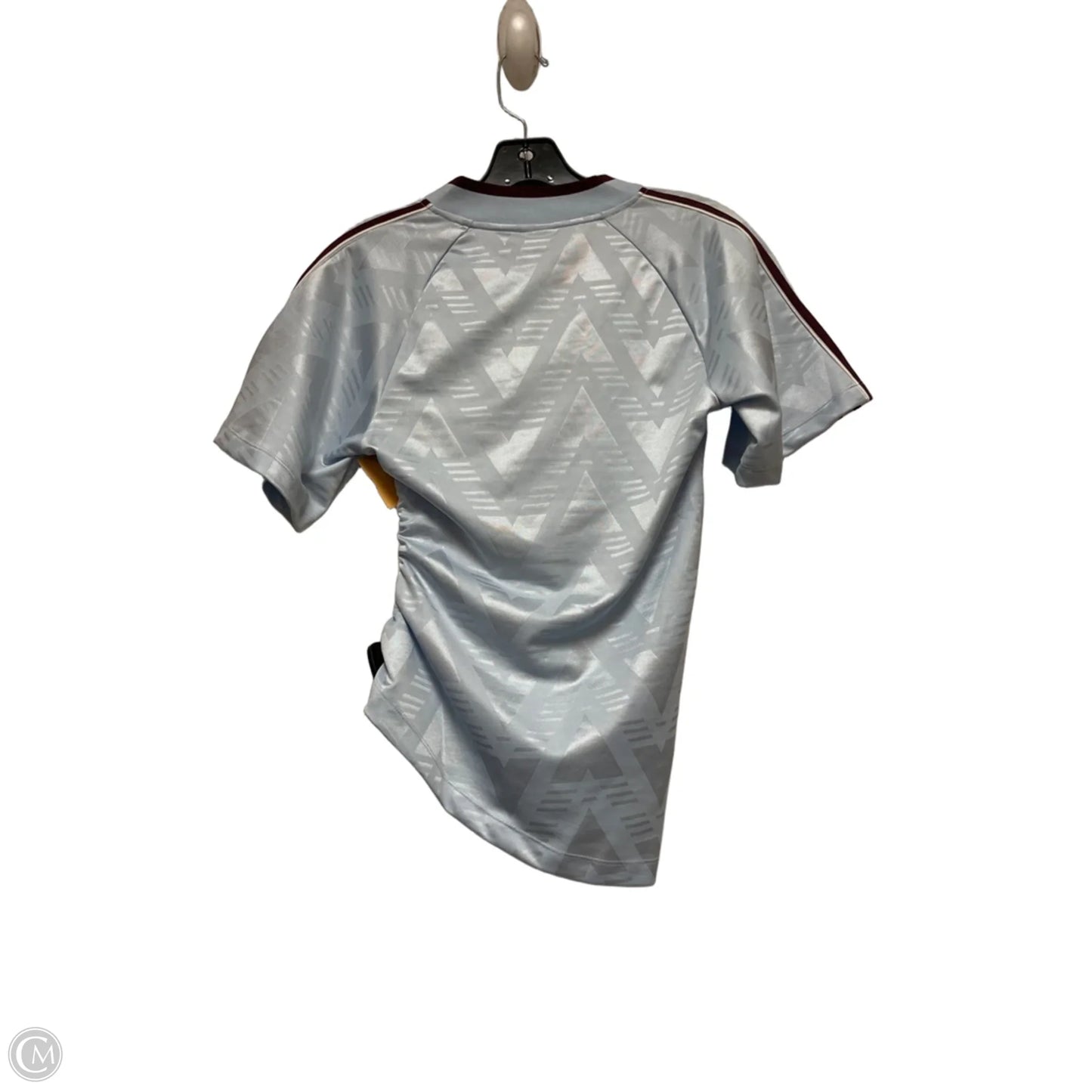 Athletic Top Short Sleeve By Adidas In Blue, Size: Xs