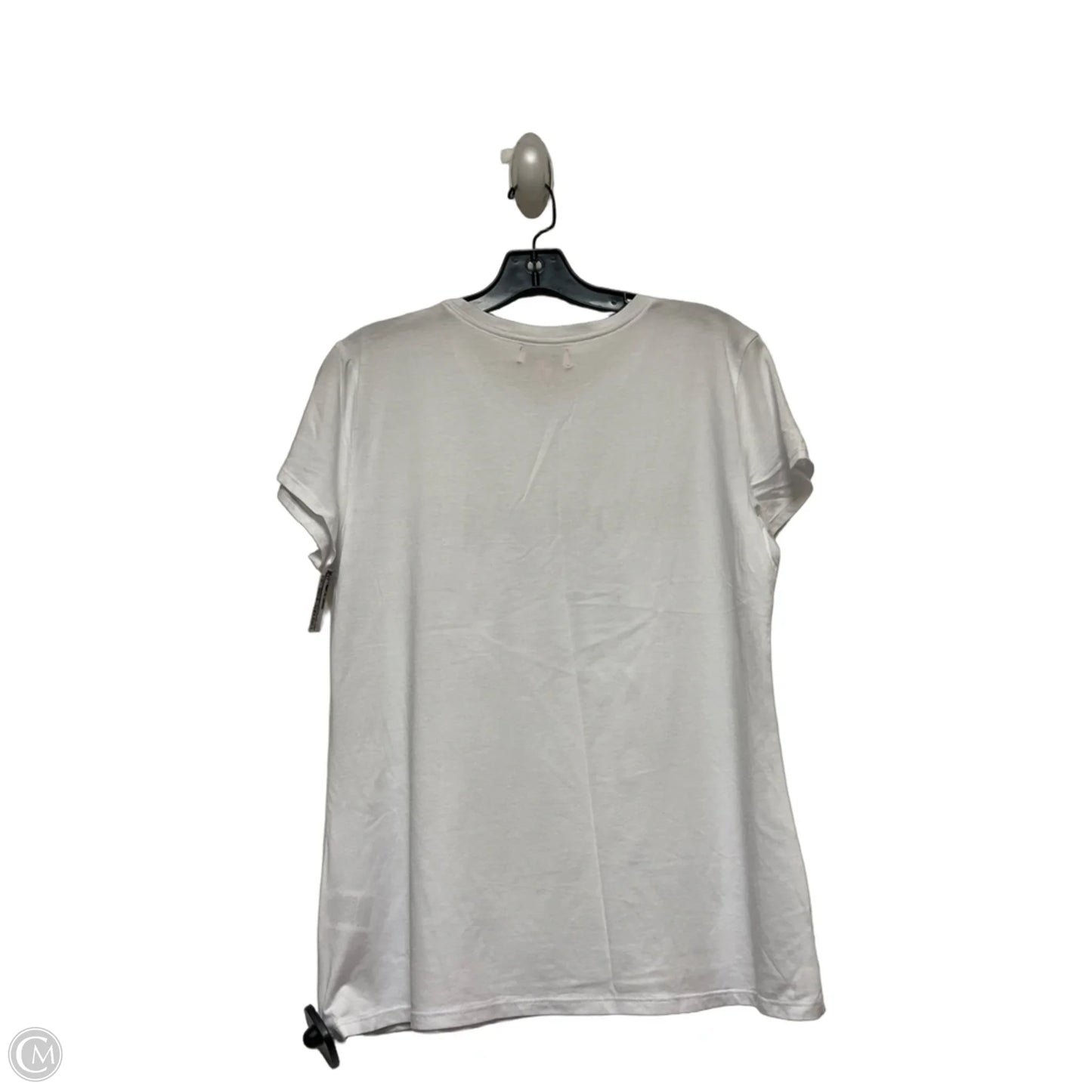 Top Short Sleeve Basic By Juicy Couture In White, Size: L