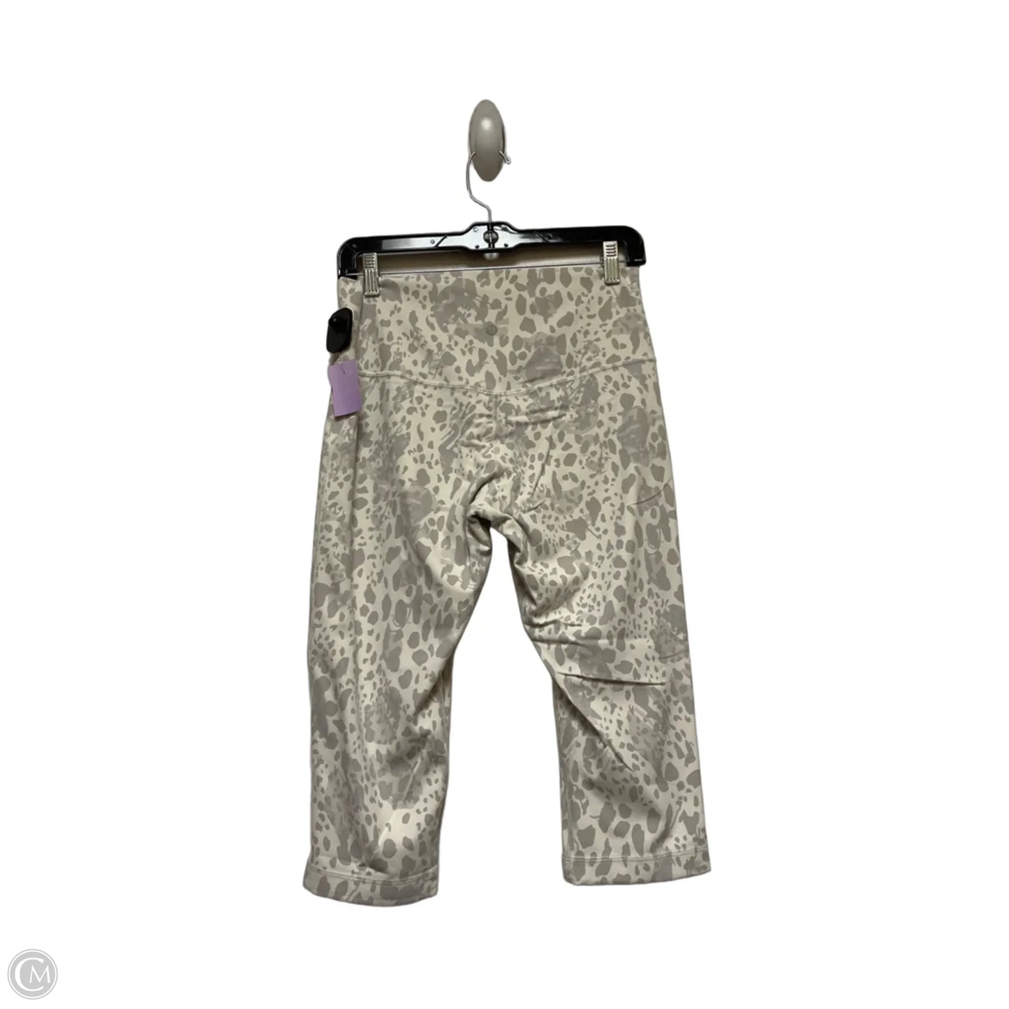 Athletic Capris By Lululemon In Animal Print, Size: 10