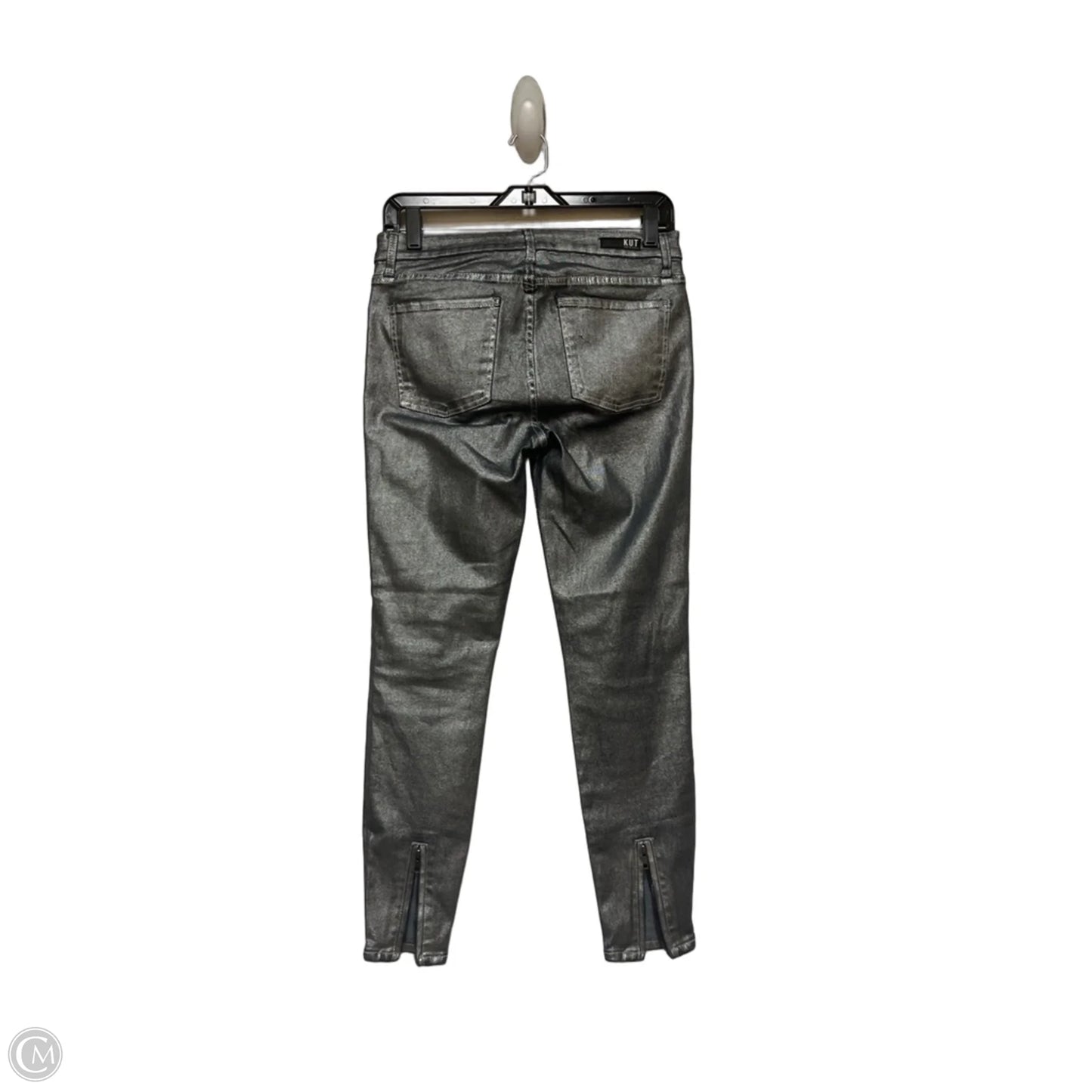 Jeans Skinny By Kut In Blue & Grey, Size: 4