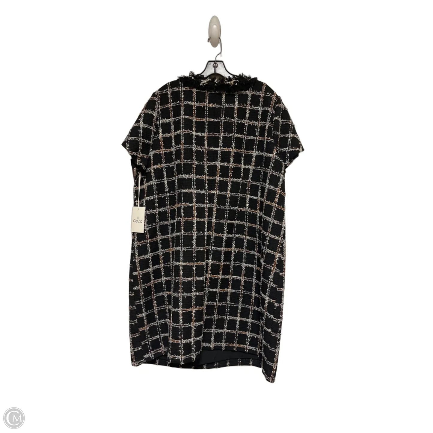 Dress Casual Midi By Cece In Black & Brown, Size: 2x