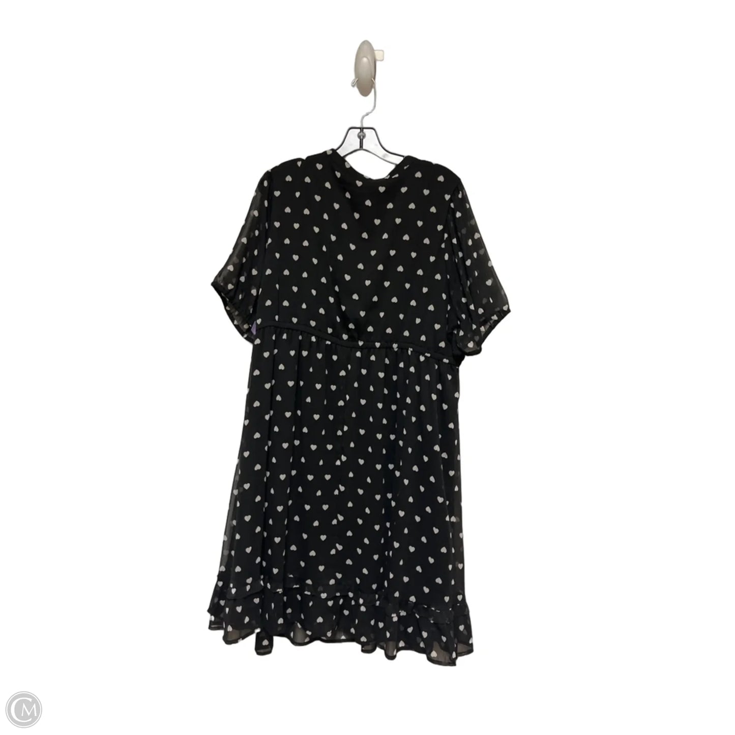 Dress Casual Short By Torrid In Black & White, Size: 2x