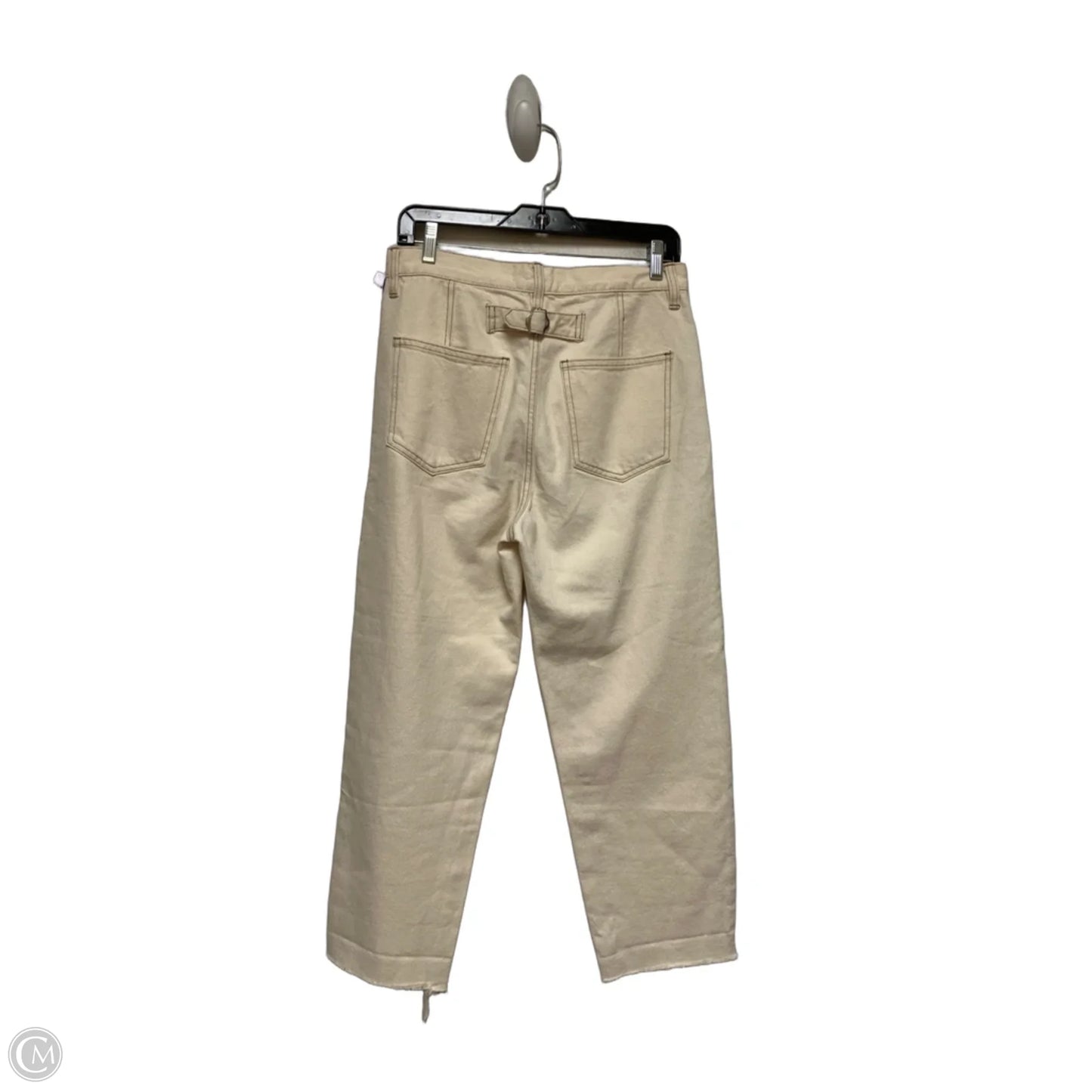 Jeans Straight By We The Free In Cream Denim, Size: 4
