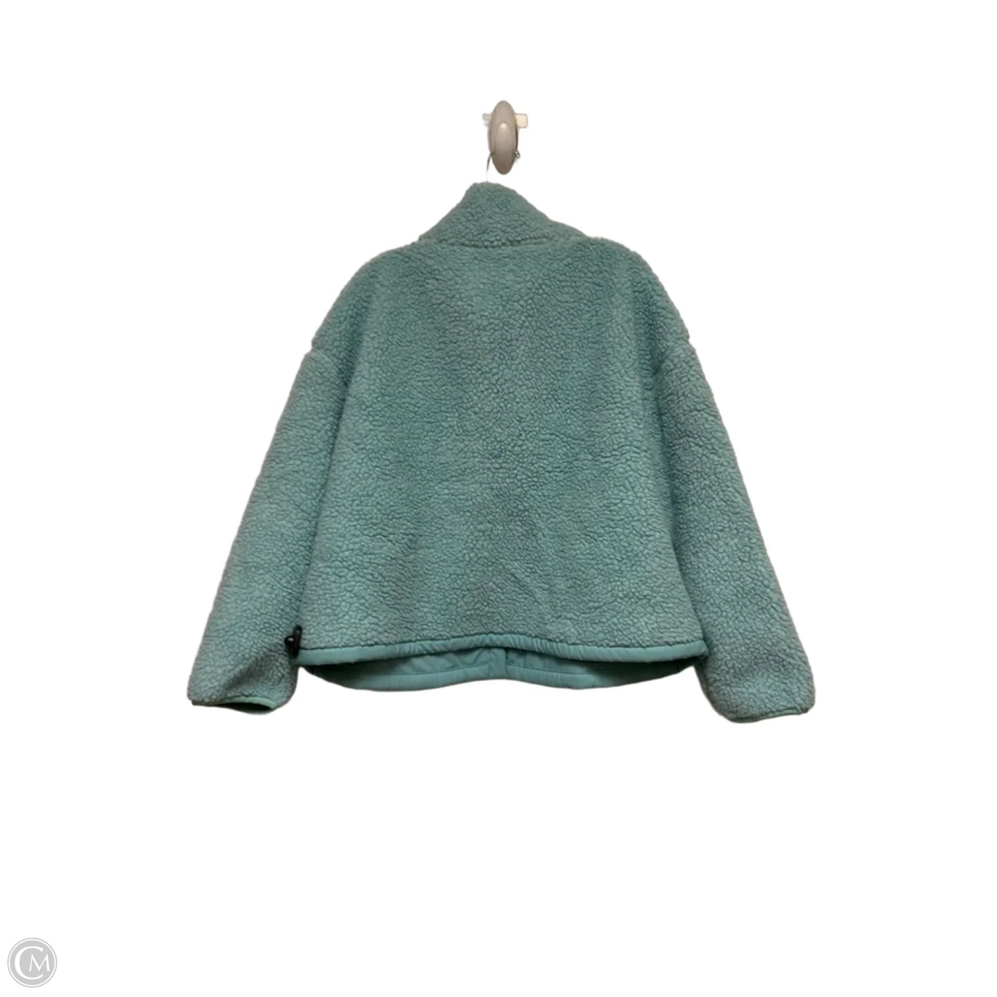 Jacket Faux Fur & Sherpa By Disney Store In Blue, Size: 1x
