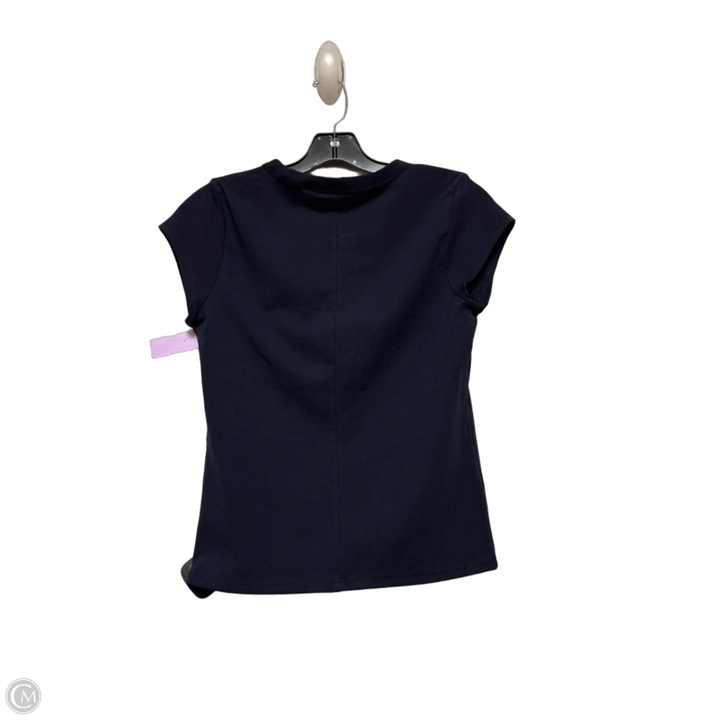 Top Short Sleeve Basic By Free Assembly In Navy, Size: S