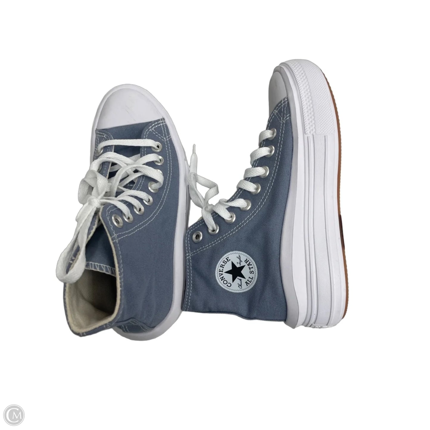Shoes Sneakers By Converse In Blue & White, Size: 6