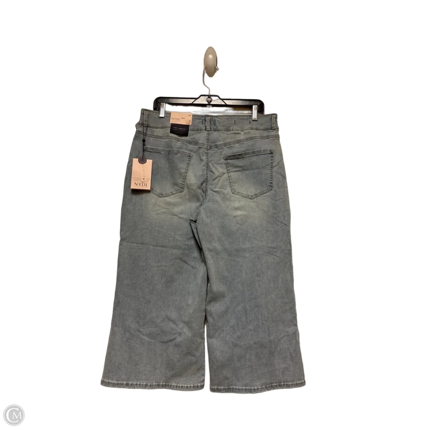 Jeans Wide Leg By Not Your Daughters Jeans In Blue Denim, Size: 14p
