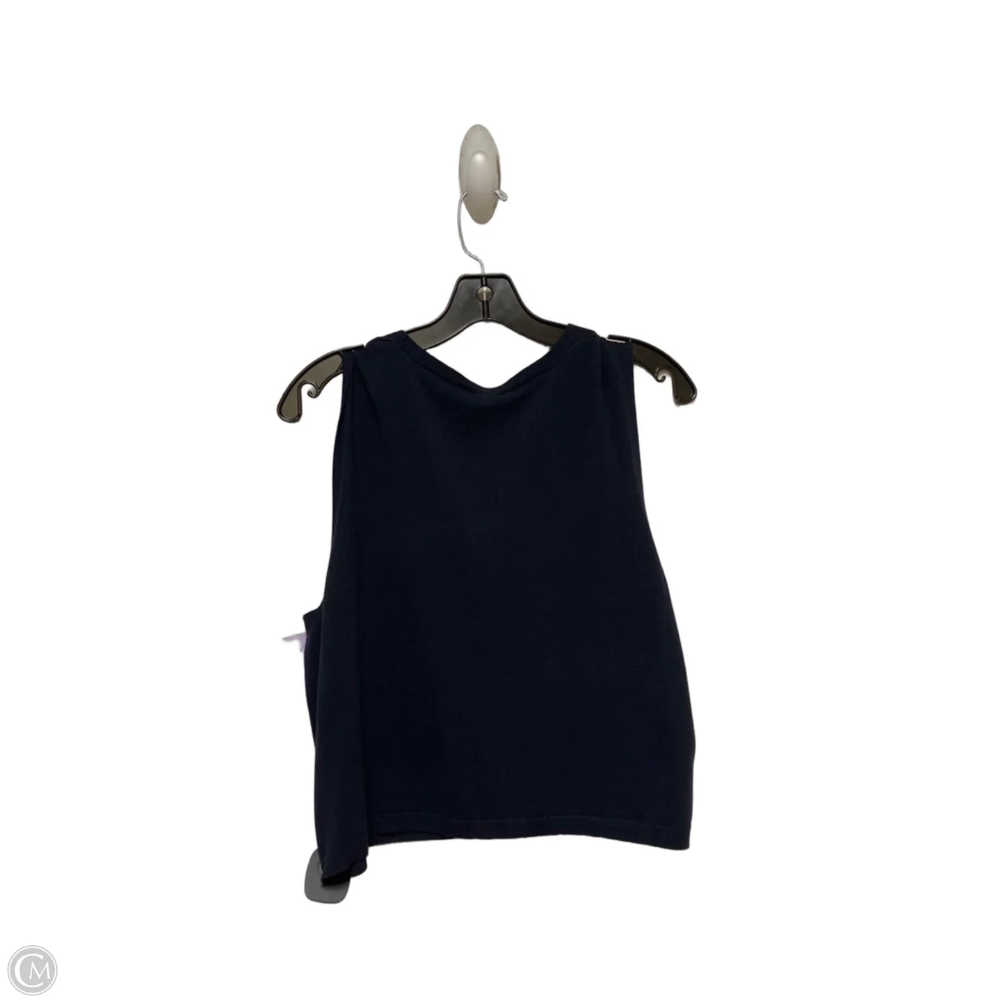 Top Sleeveless By Divided In Navy, Size: L