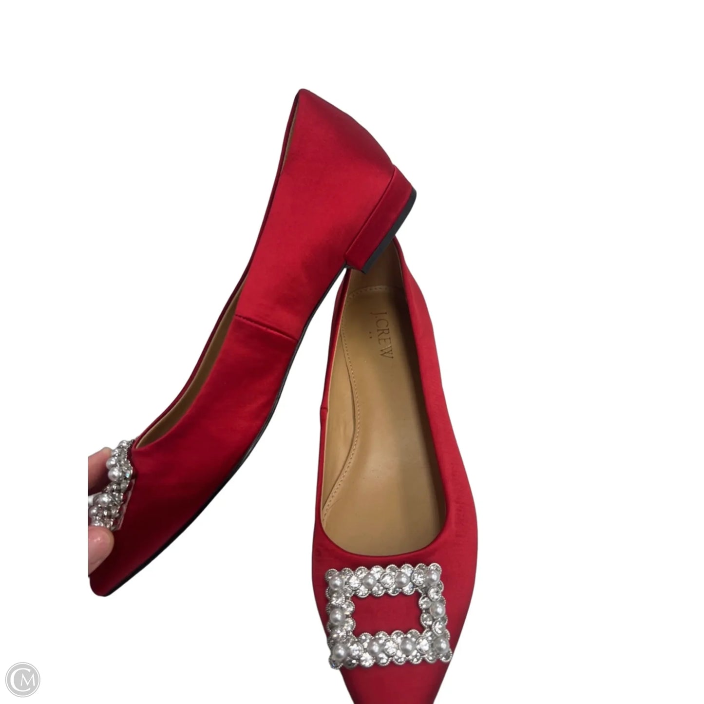 Shoes Flats By J. Crew In Red, Size: 7