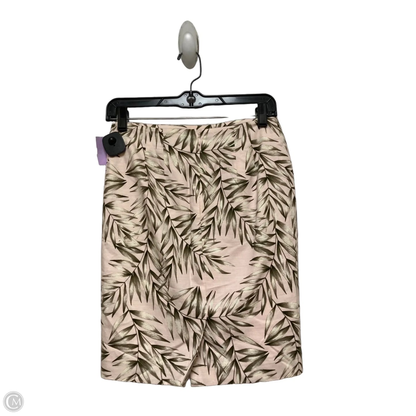Skirt Mini & Short By Ann Taylor In Green & Pink, Size: 0p