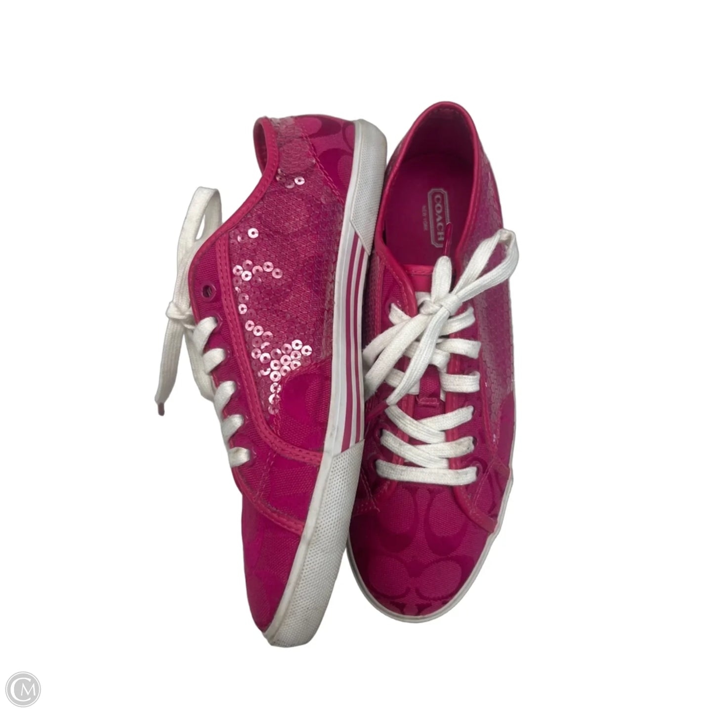 Shoes Designer By Coach In Pink, Size: 8.5