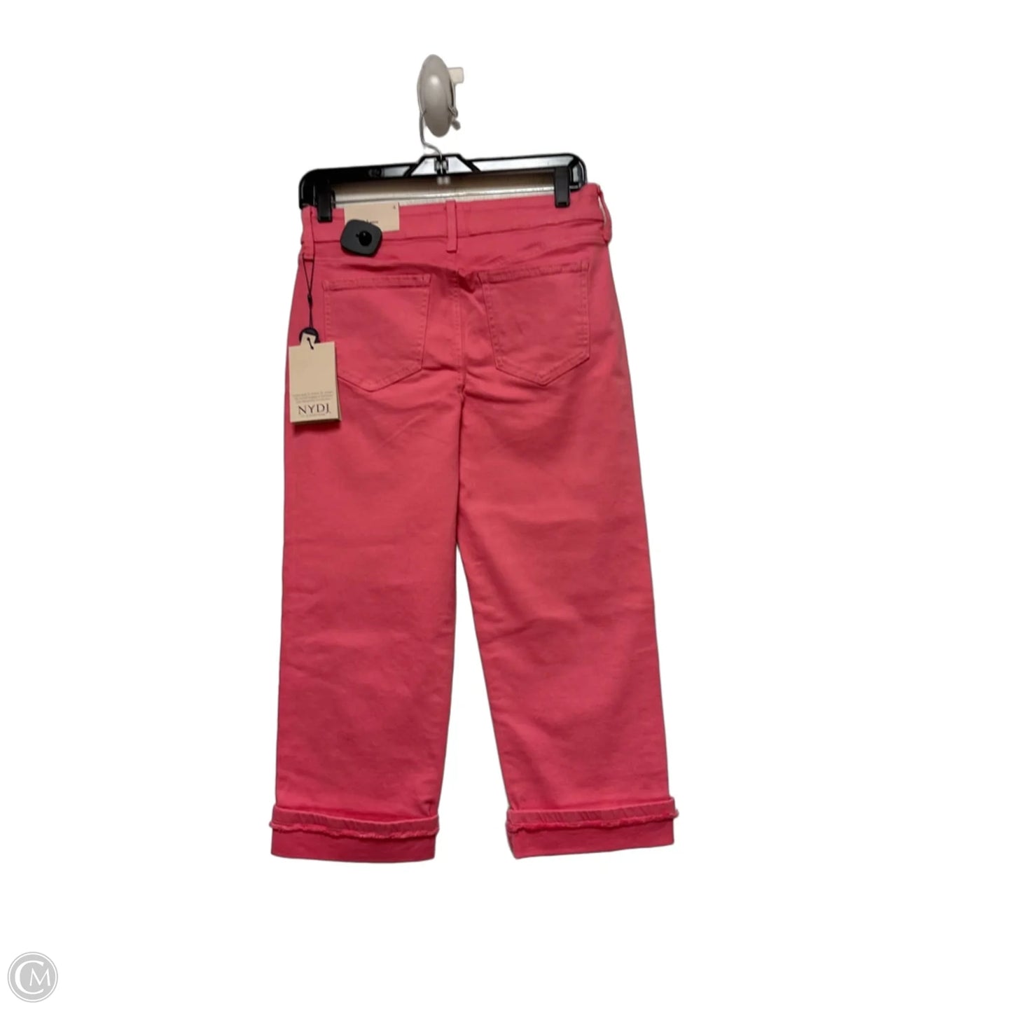 Jeans Cropped By Not Your Daughters Jeans In Pink Denim, Size: 4
