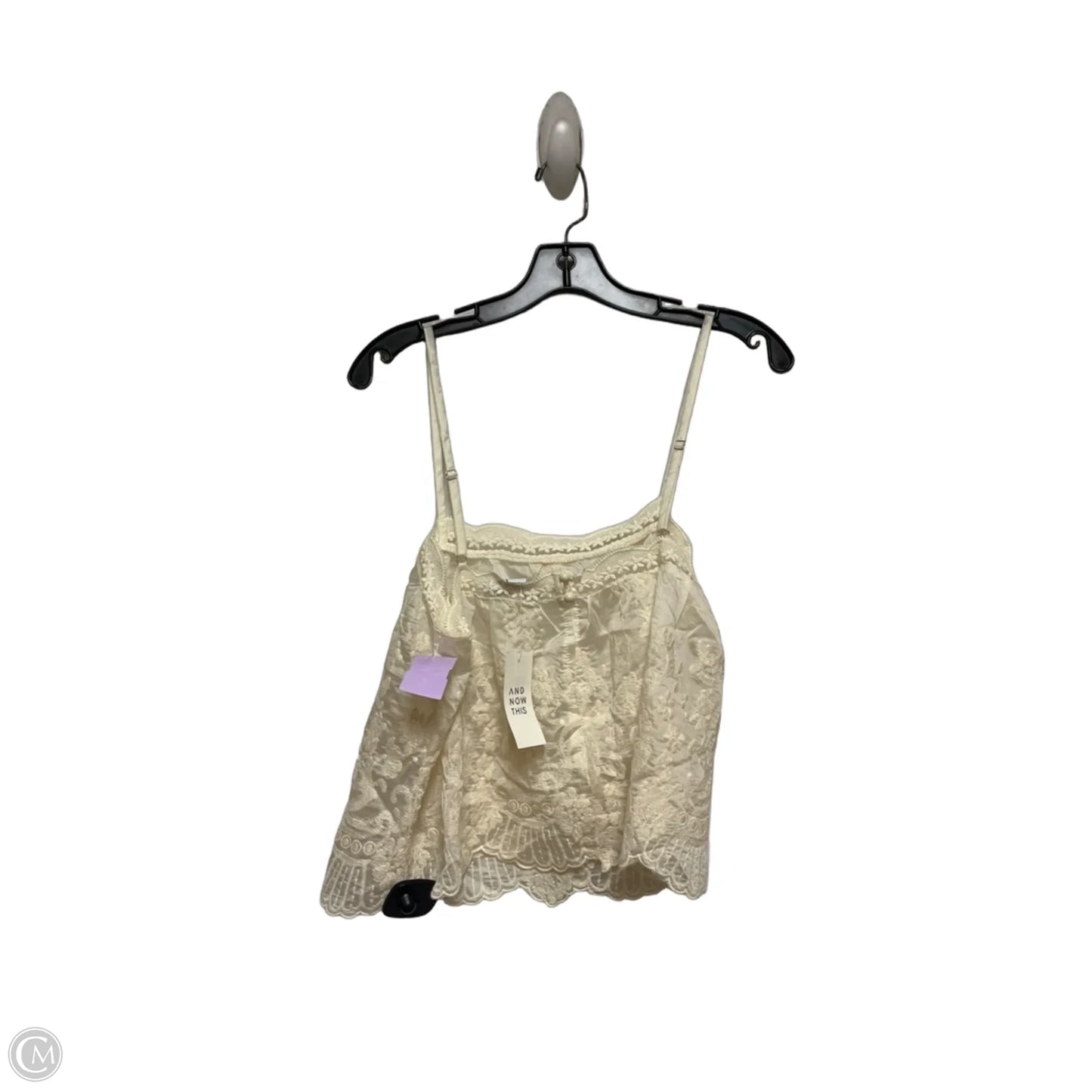 Top Sleeveless By And Now This In Cream, Size: S