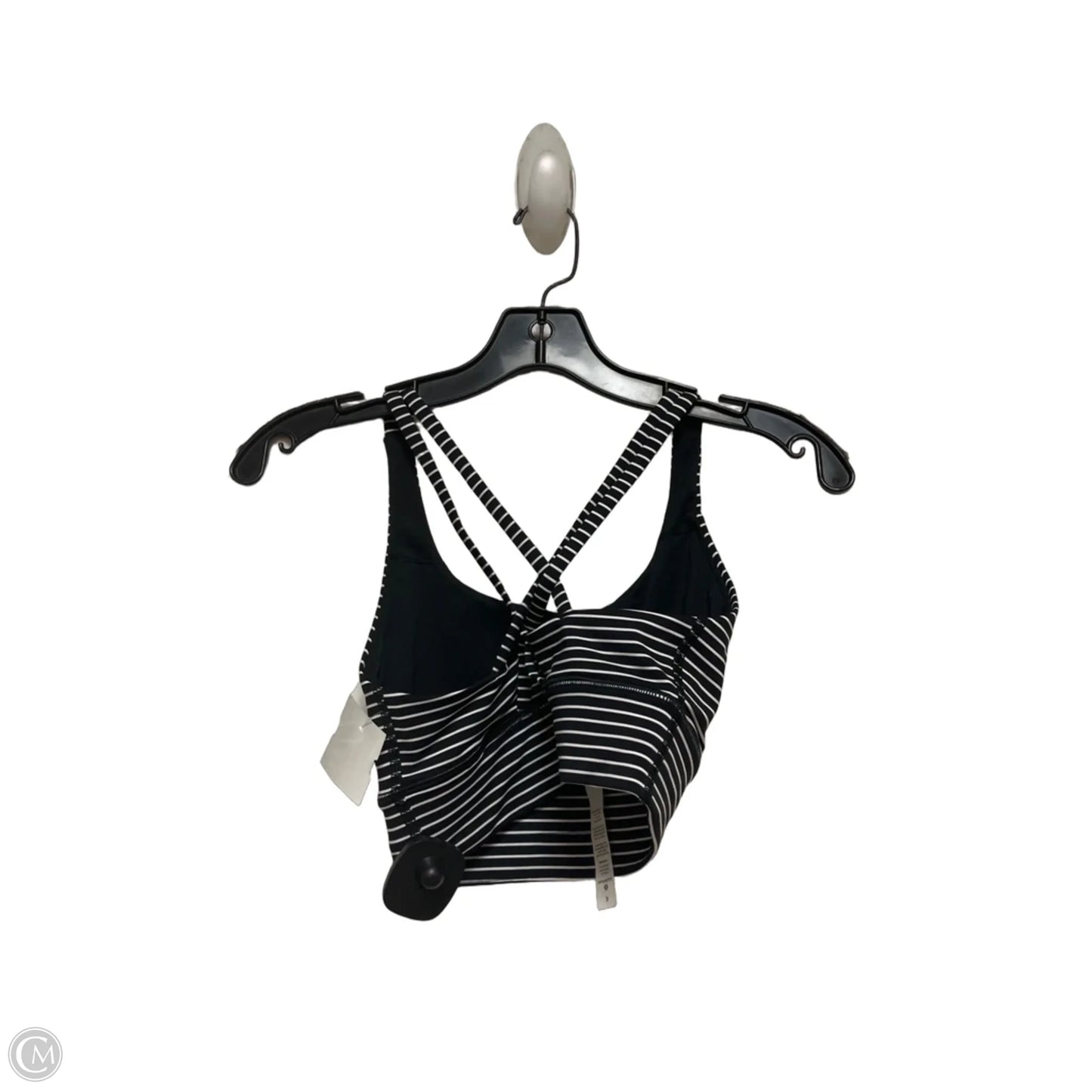 Athletic Bra By Lululemon In Striped Pattern, Size: 4