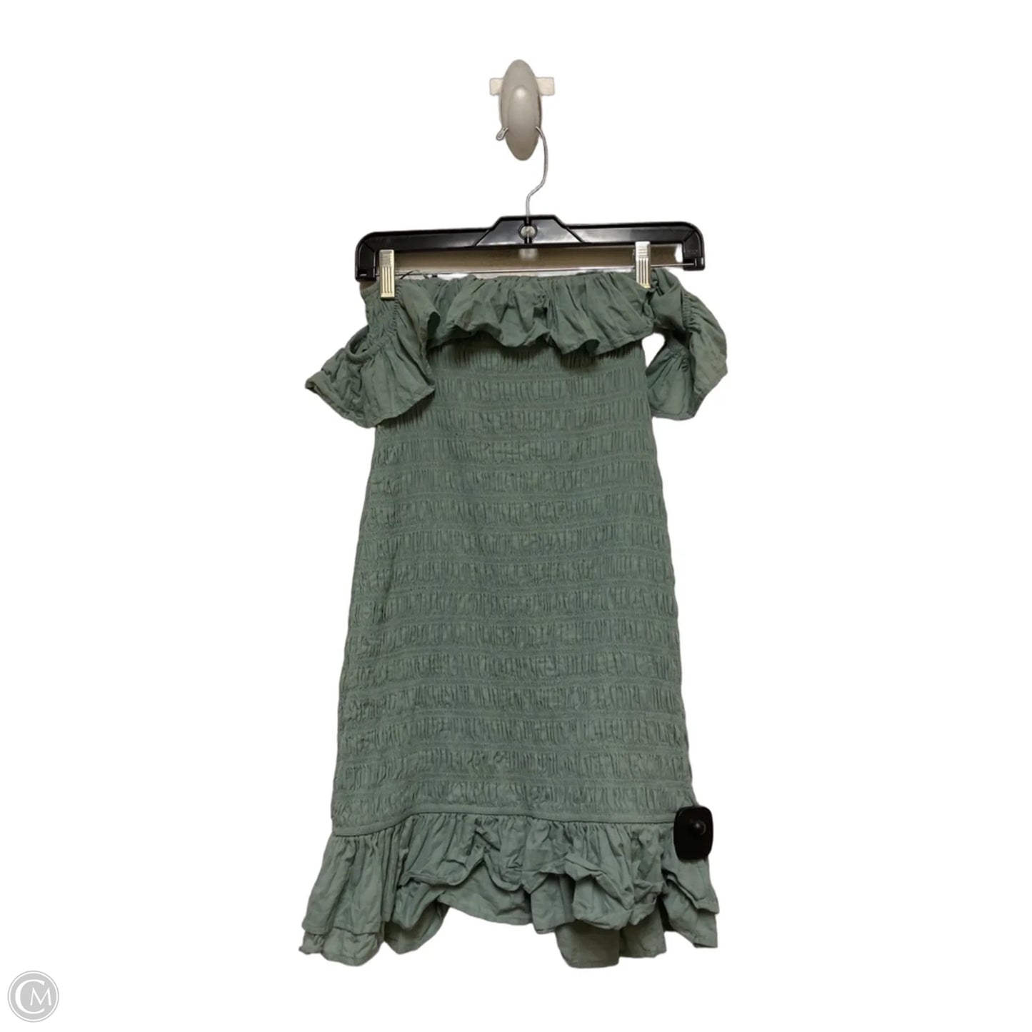 Dress Casual Short By Abercrombie And Fitch In Green, Size: M