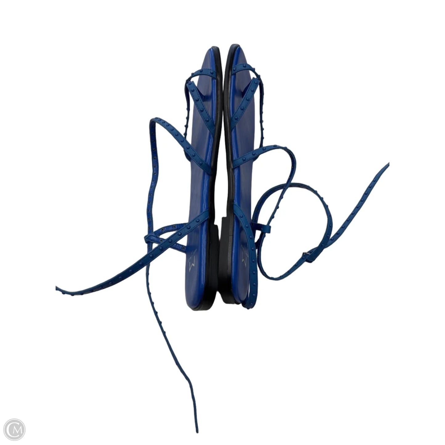 Sandals Flats By Marc Fisher In Blue, Size: 8.5