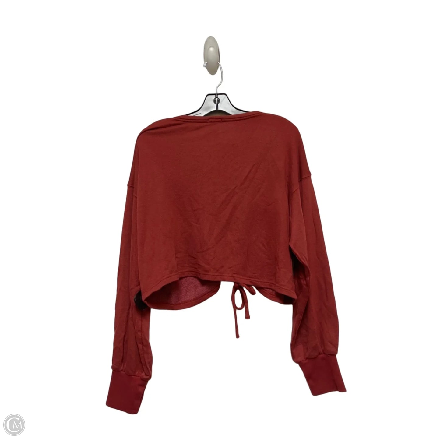 Top Long Sleeve By Offline In Red, Size: M