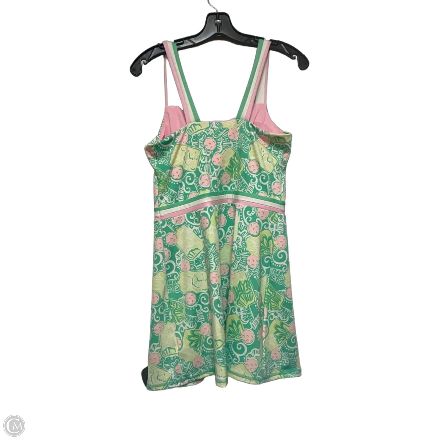 Dress Designer By Lilly Pulitzer In Green & Pink, Size: S